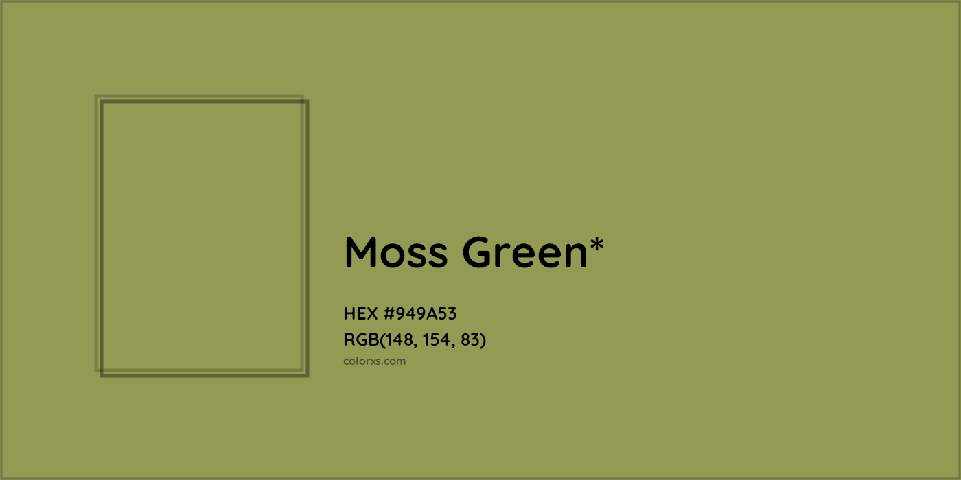 HEX #949A53 Color Name, Color Code, Palettes, Similar Paints, Images