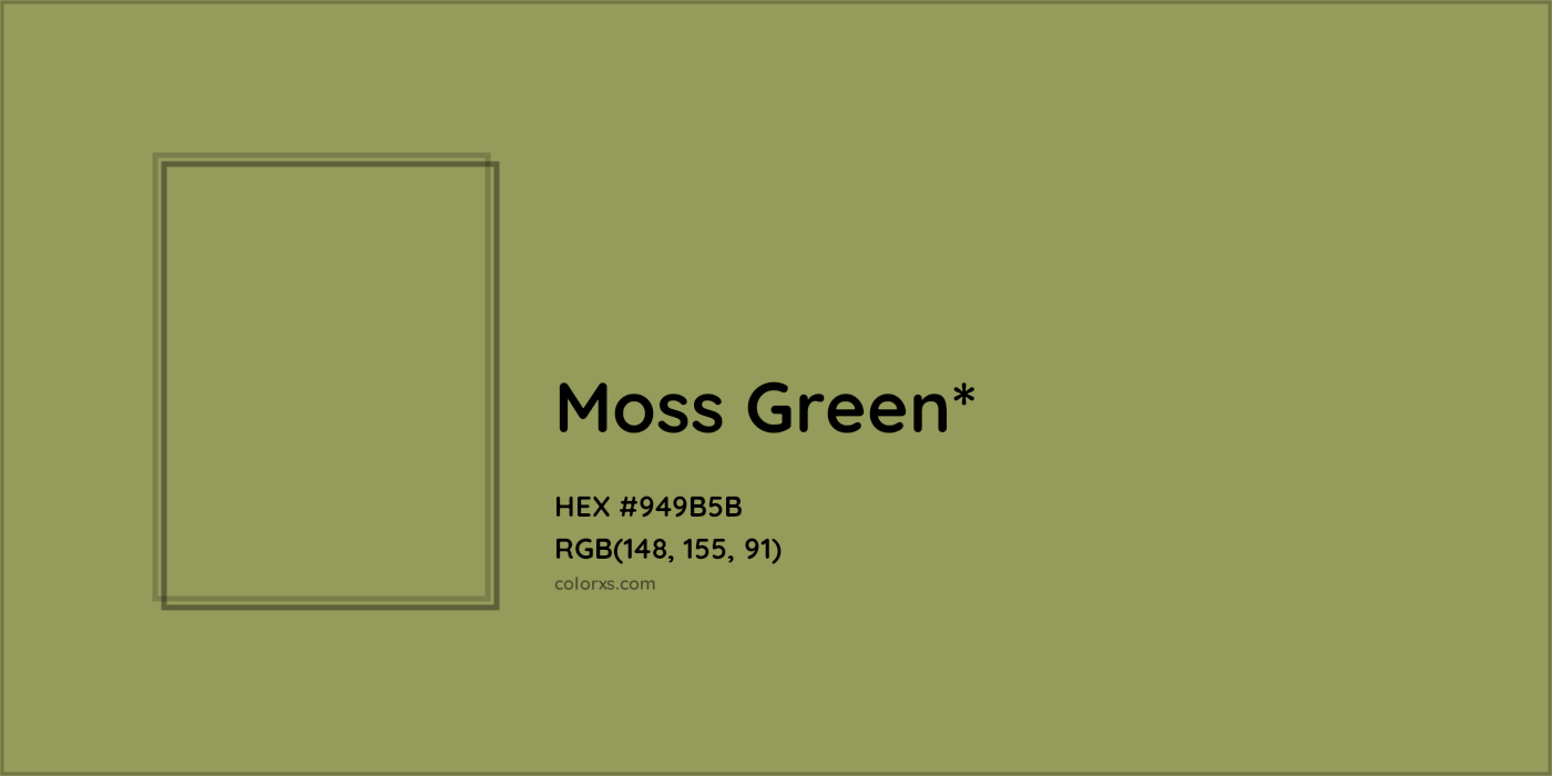 HEX #949B5B Color Name, Color Code, Palettes, Similar Paints, Images