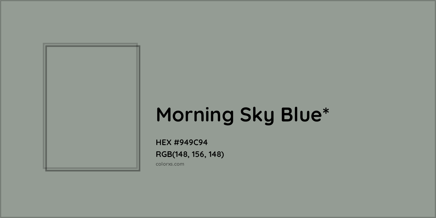 HEX #949C94 Color Name, Color Code, Palettes, Similar Paints, Images
