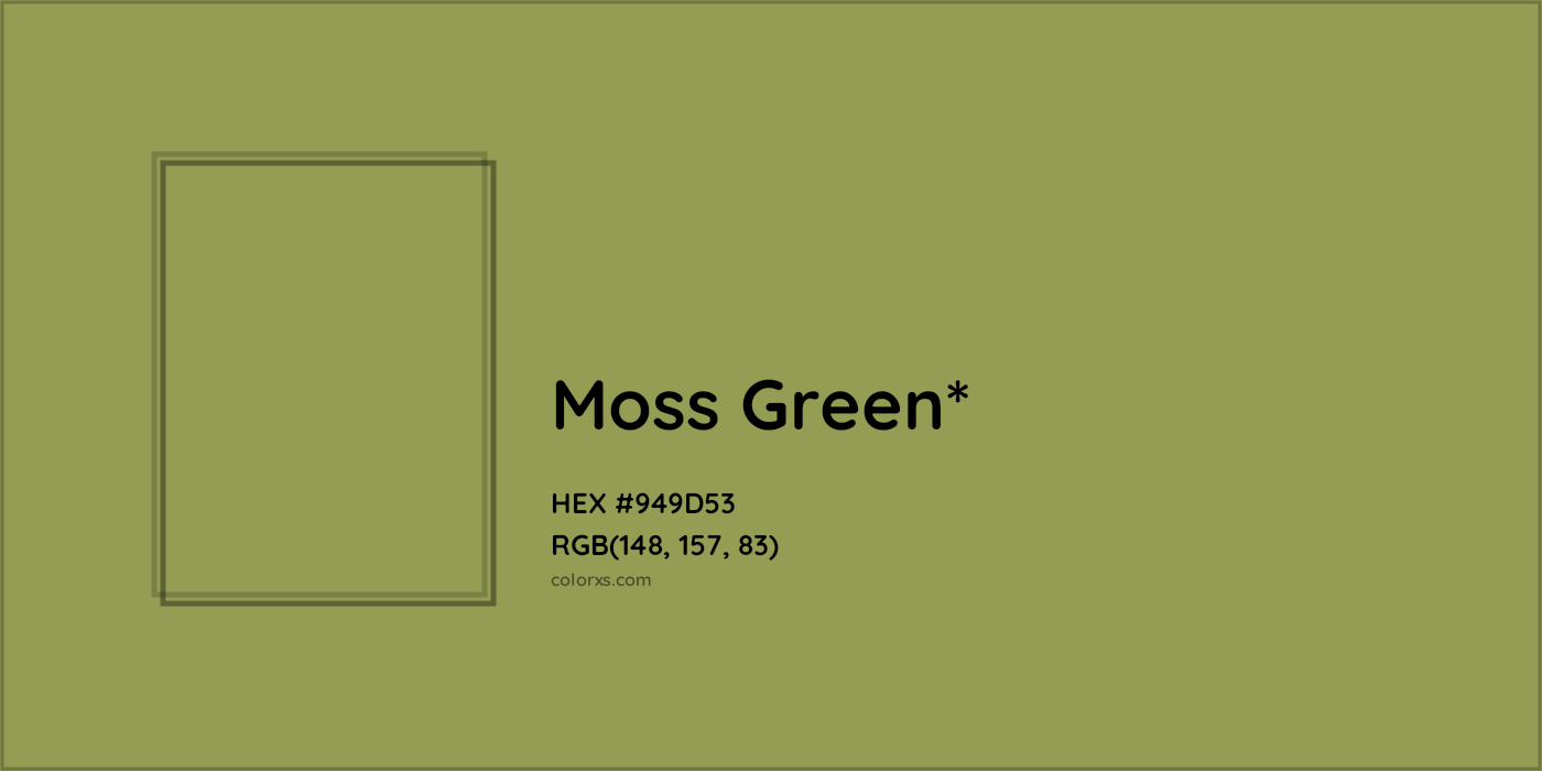 HEX #949D53 Color Name, Color Code, Palettes, Similar Paints, Images