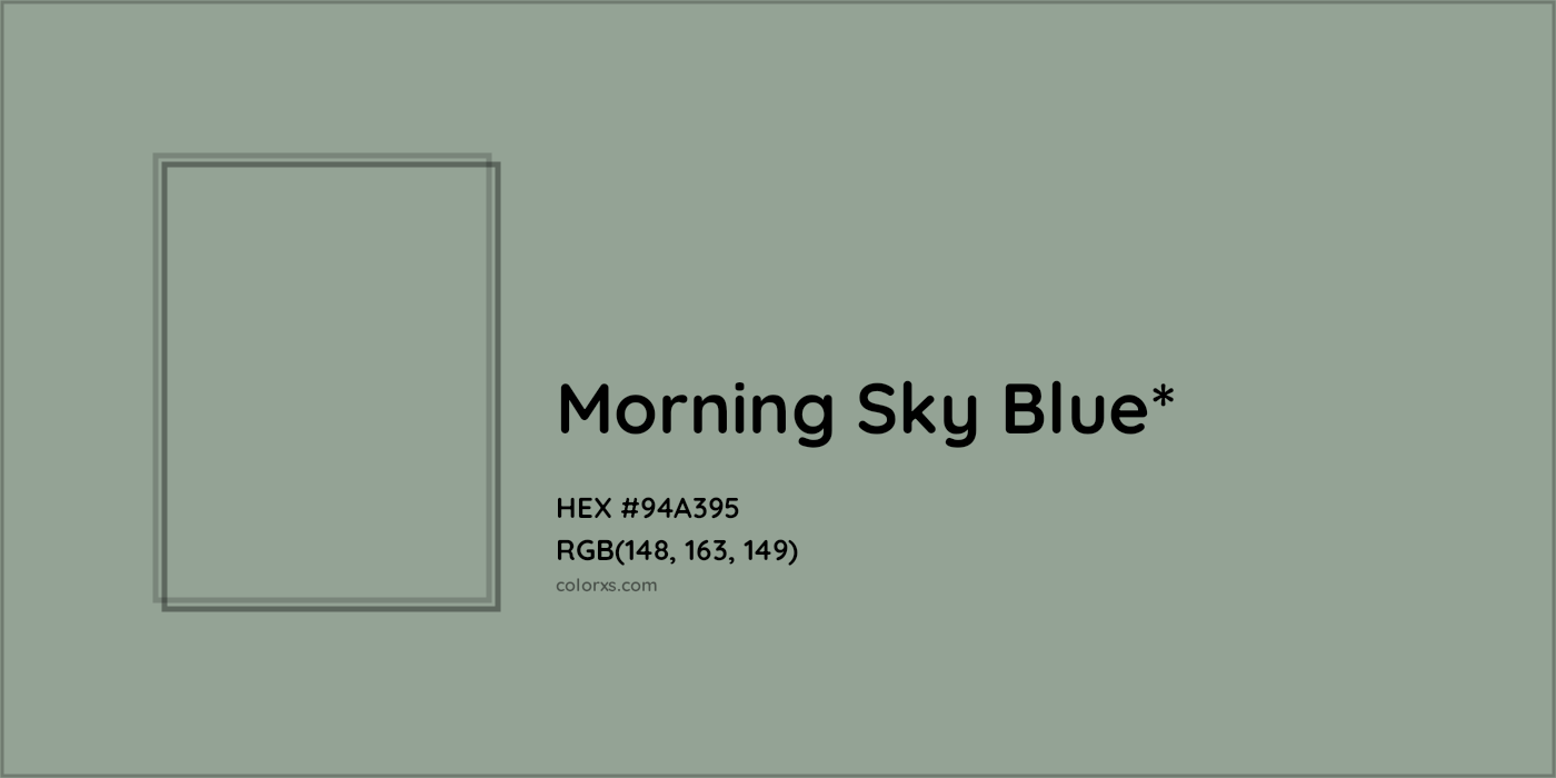 HEX #94A395 Color Name, Color Code, Palettes, Similar Paints, Images