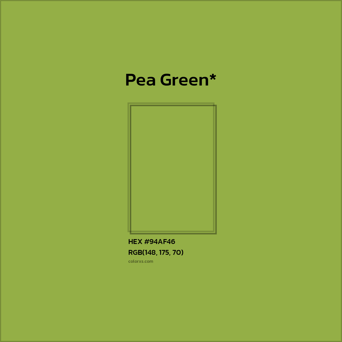 HEX #94AF46 Color Name, Color Code, Palettes, Similar Paints, Images