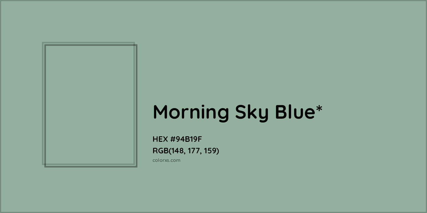 HEX #94B19F Color Name, Color Code, Palettes, Similar Paints, Images