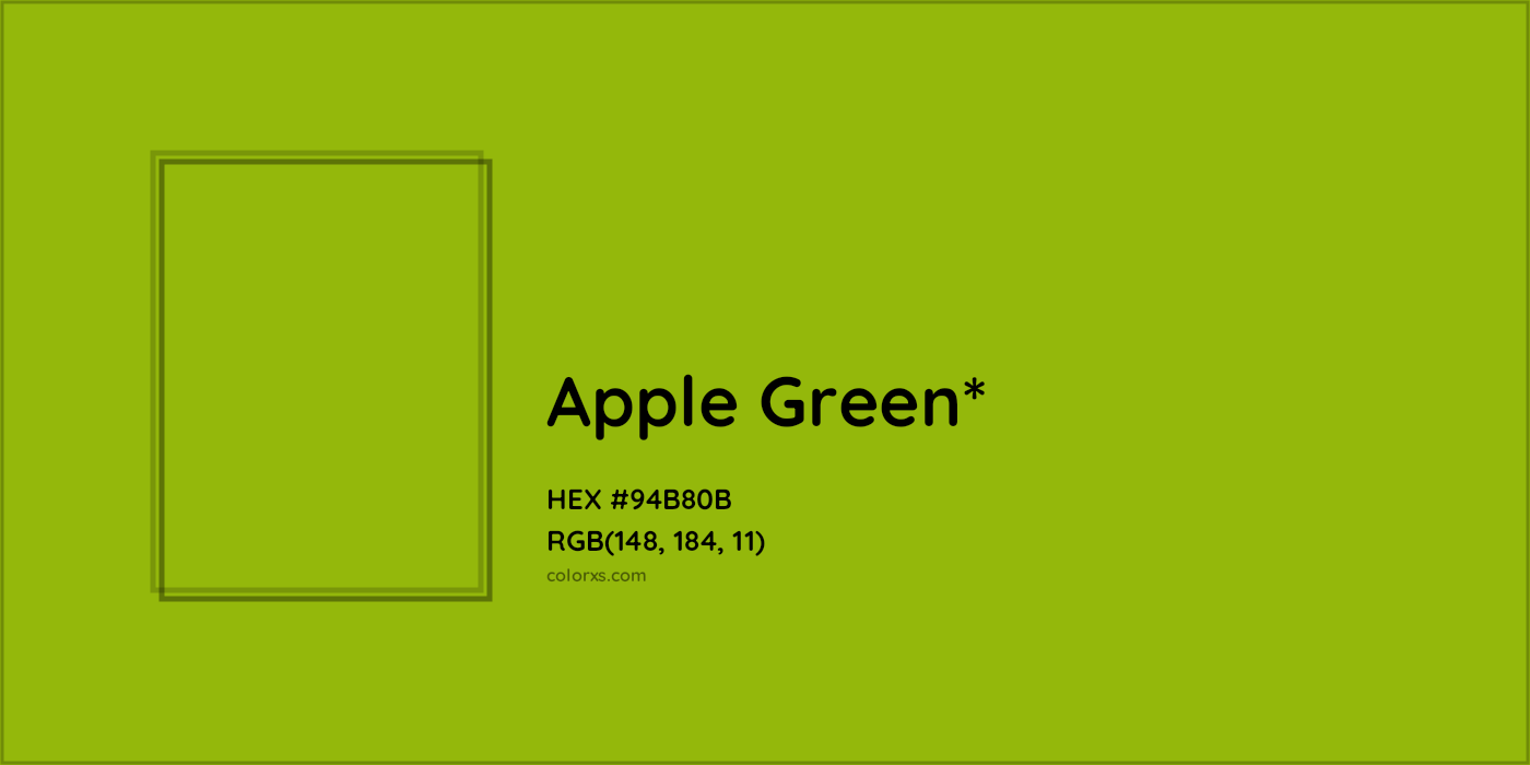 HEX #94B80B Color Name, Color Code, Palettes, Similar Paints, Images