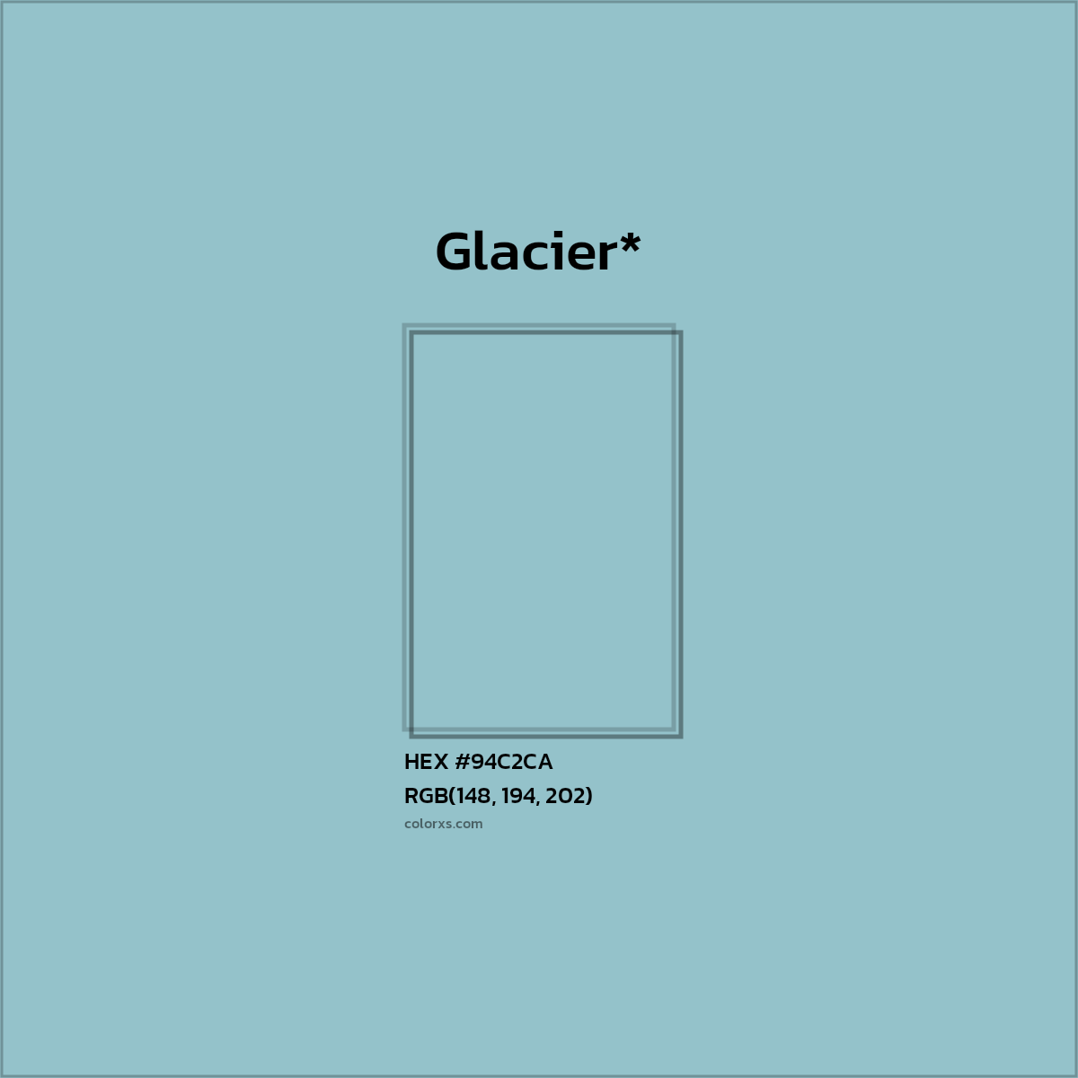 HEX #94C2CA Color Name, Color Code, Palettes, Similar Paints, Images