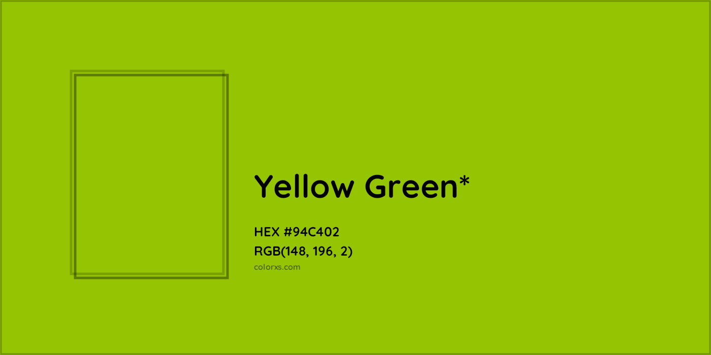 HEX #94C402 Color Name, Color Code, Palettes, Similar Paints, Images