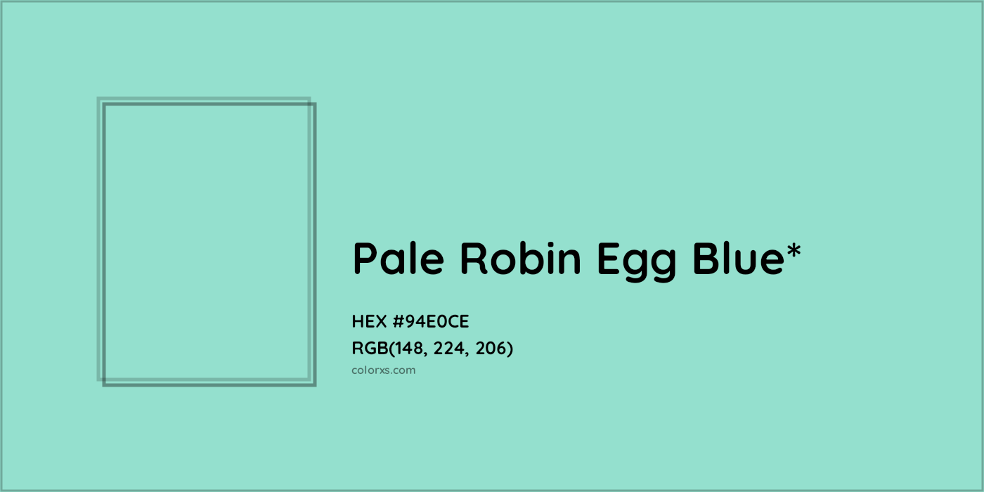 HEX #94E0CE Color Name, Color Code, Palettes, Similar Paints, Images