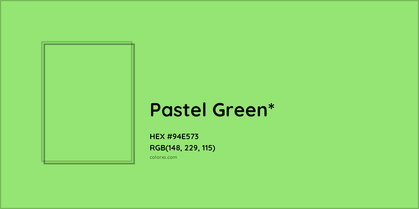 HEX #94E573 Color Name, Color Code, Palettes, Similar Paints, Images