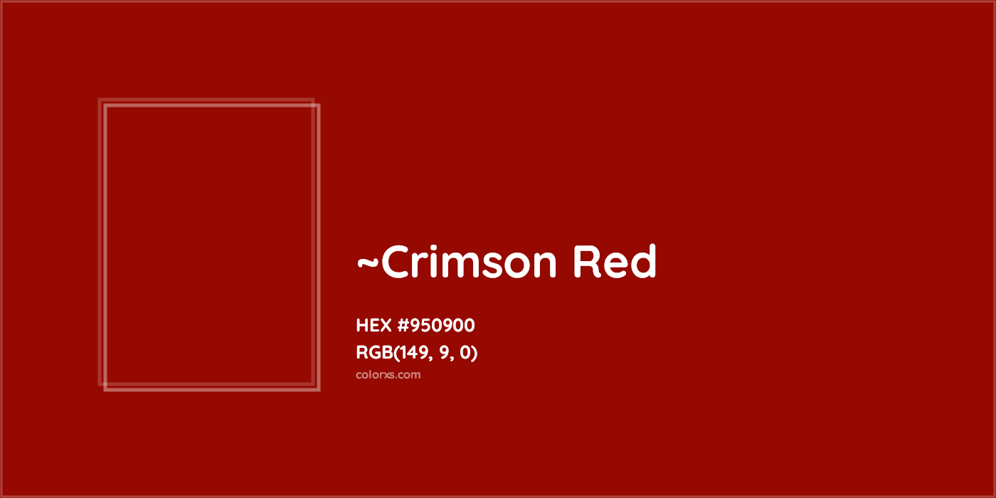 HEX #950900 Color Name, Color Code, Palettes, Similar Paints, Images