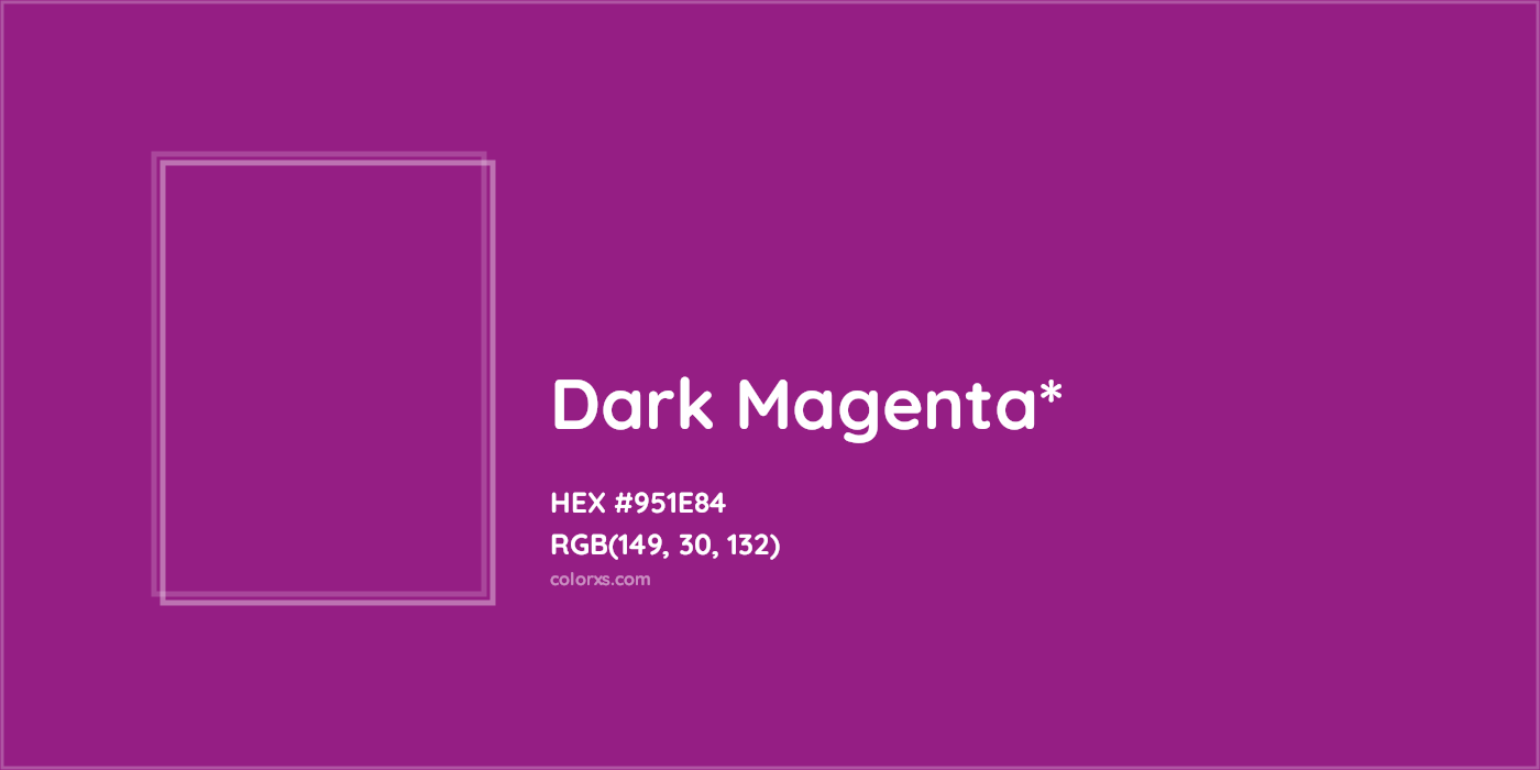HEX #951E84 Color Name, Color Code, Palettes, Similar Paints, Images