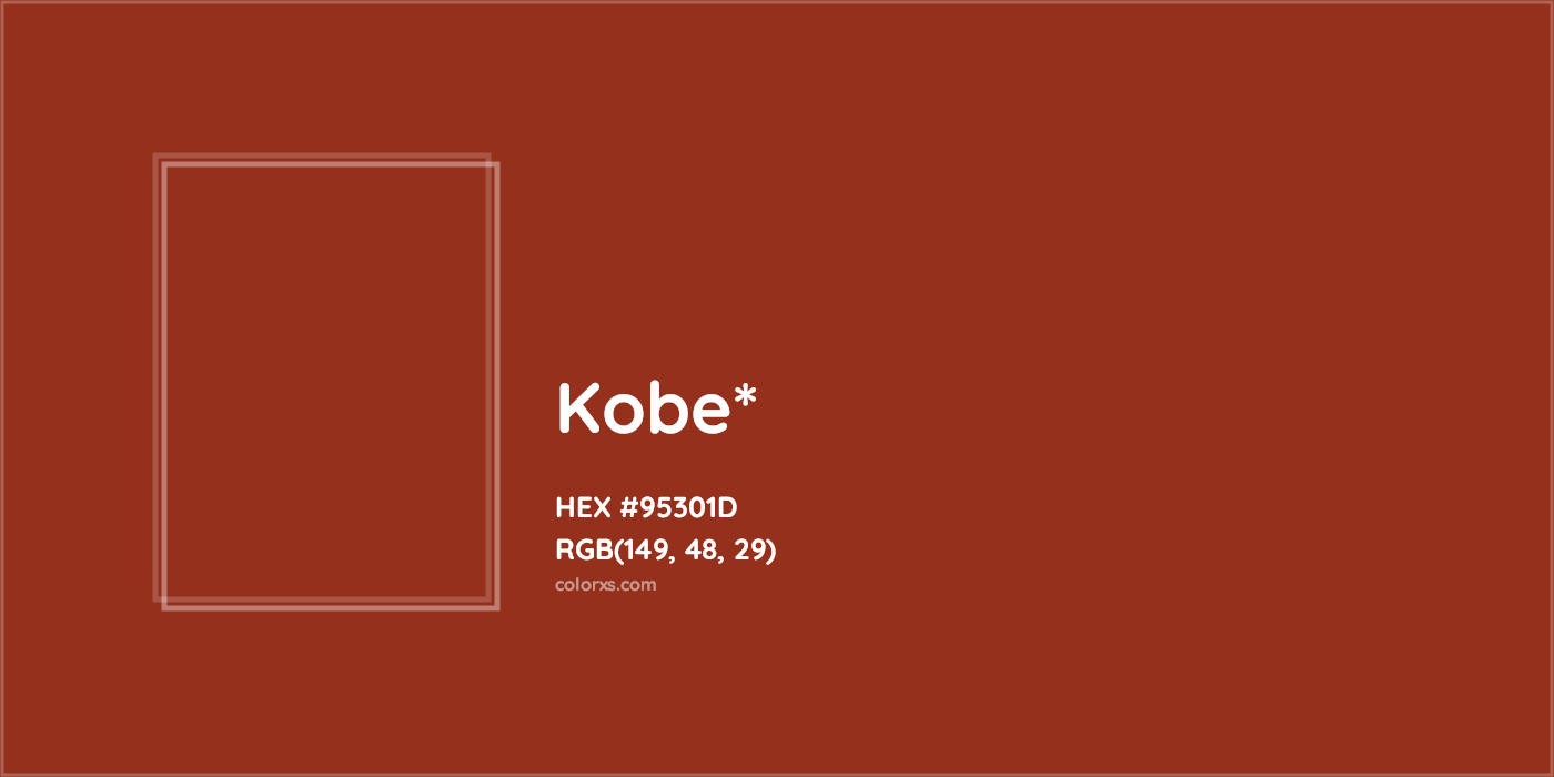 HEX #95301D Color Name, Color Code, Palettes, Similar Paints, Images