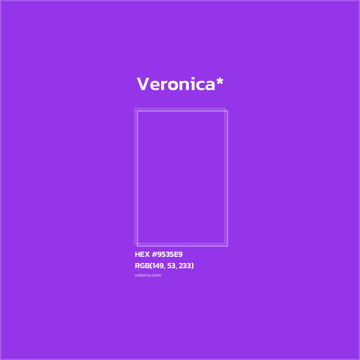 HEX #9535E9 Color Name, Color Code, Palettes, Similar Paints, Images