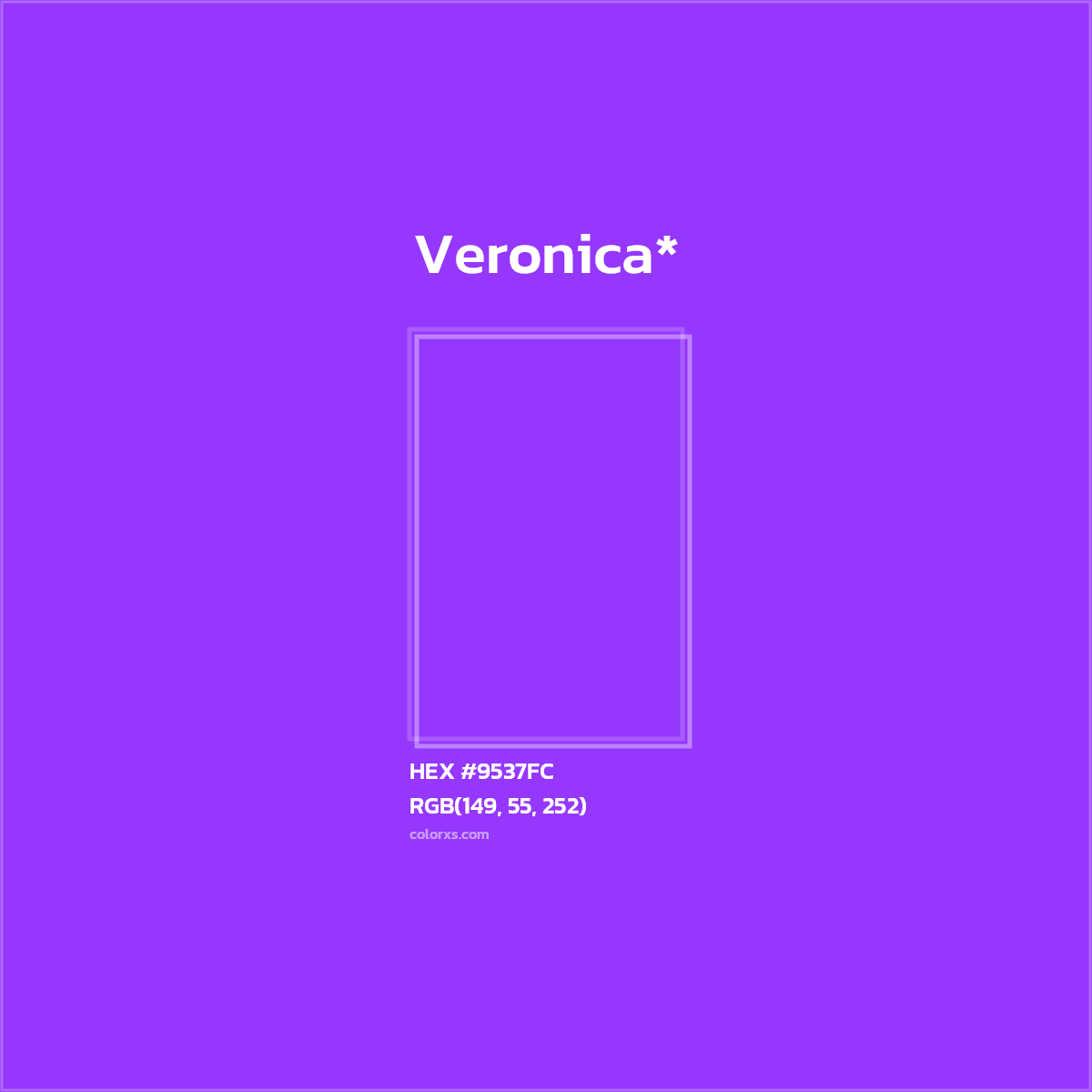 HEX #9537FC Color Name, Color Code, Palettes, Similar Paints, Images
