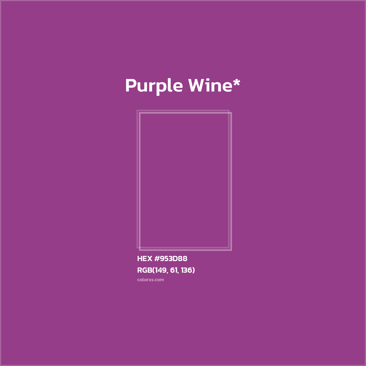 HEX #953D88 Color Name, Color Code, Palettes, Similar Paints, Images