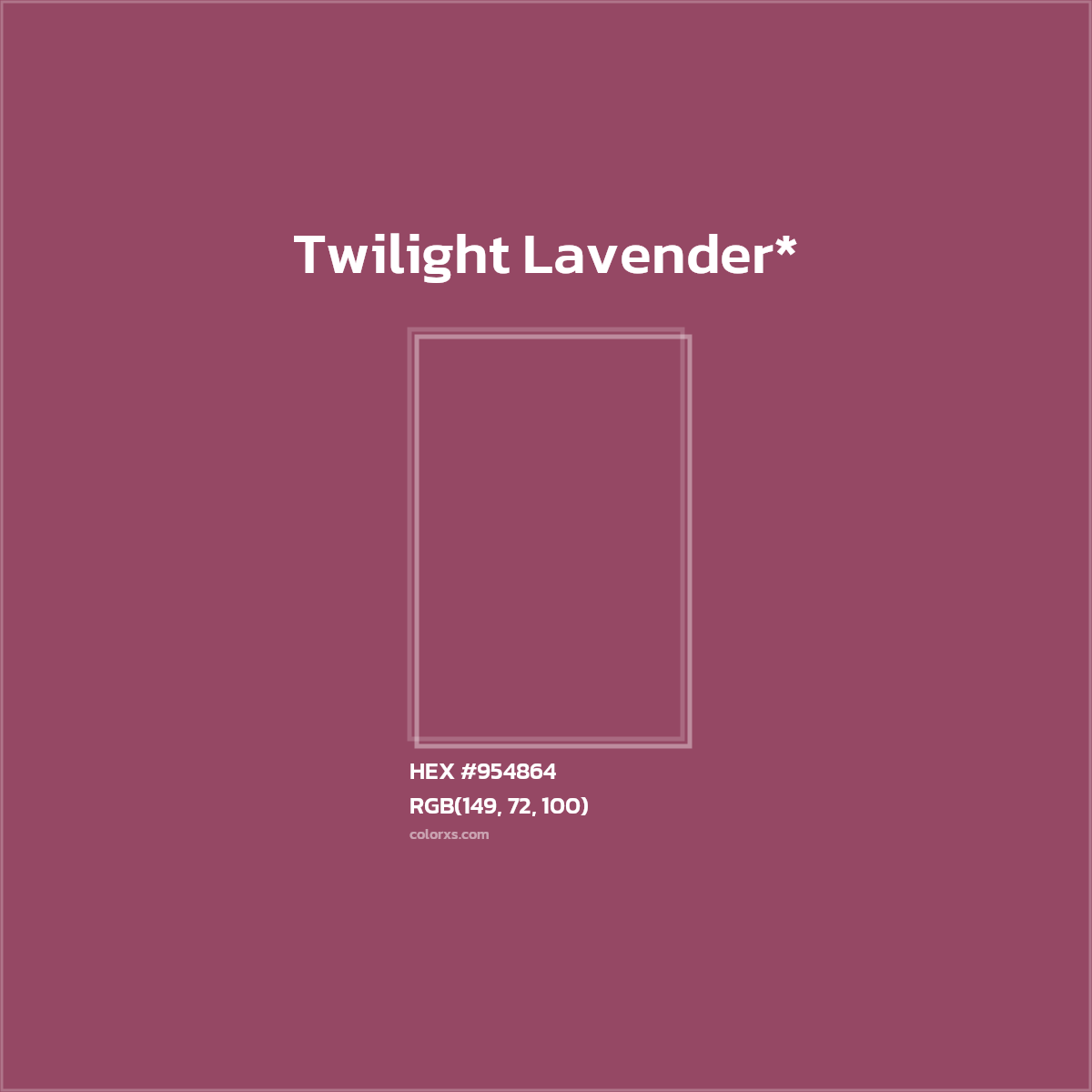 HEX #954864 Color Name, Color Code, Palettes, Similar Paints, Images