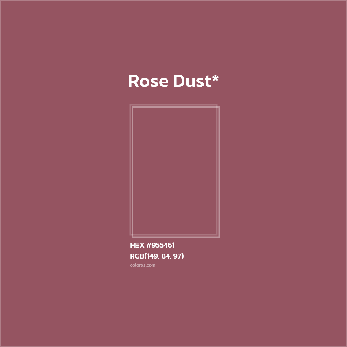 HEX #955461 Color Name, Color Code, Palettes, Similar Paints, Images