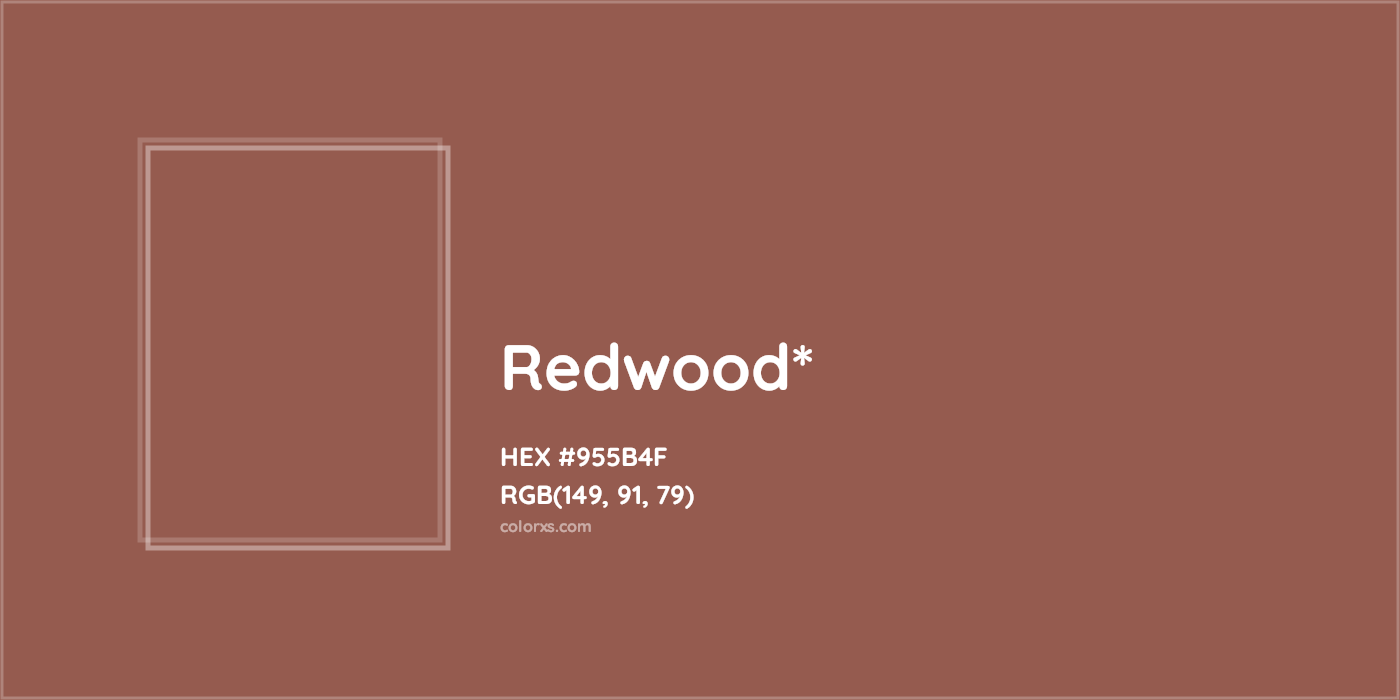 HEX #955B4F Color Name, Color Code, Palettes, Similar Paints, Images