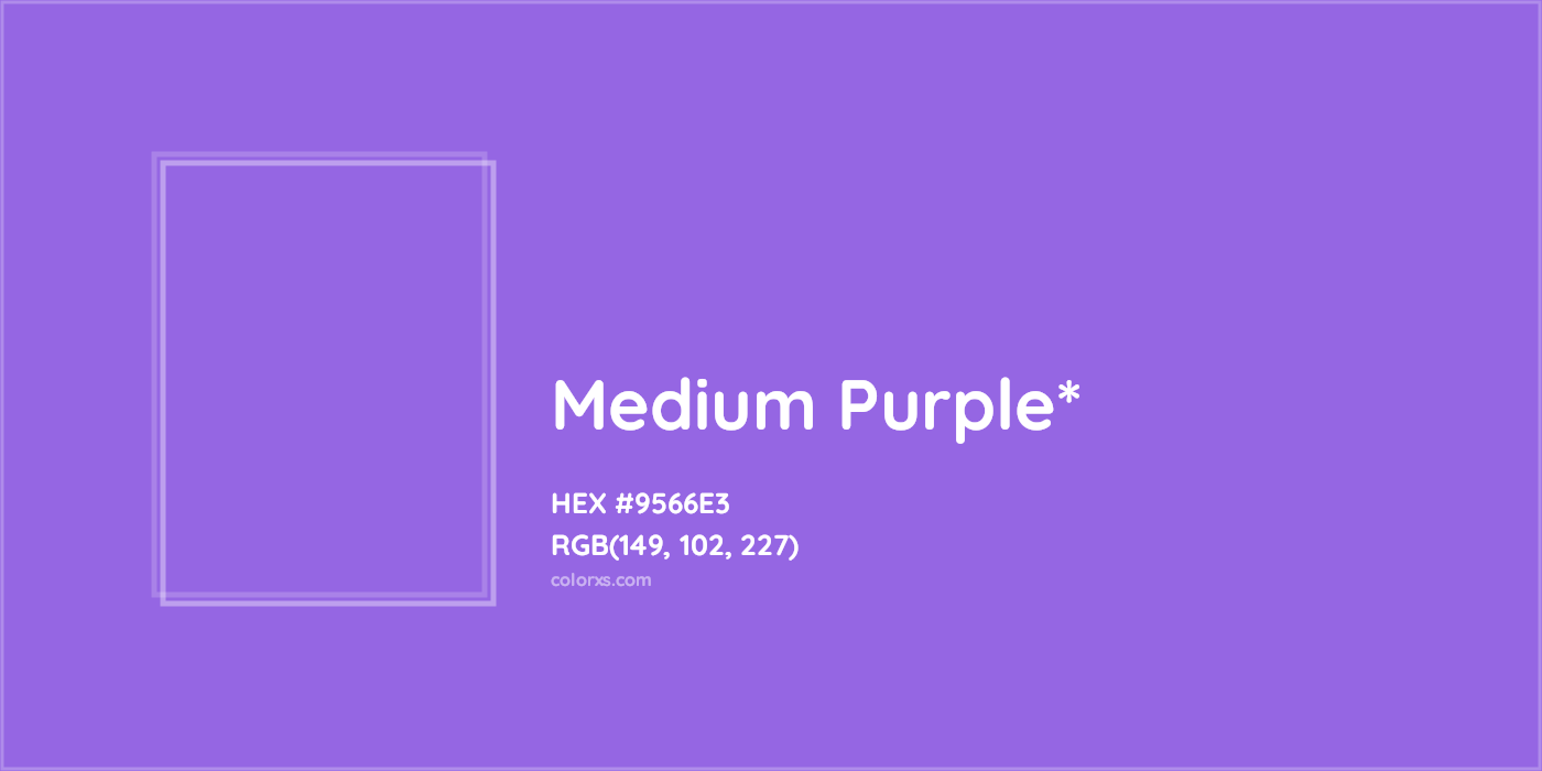 HEX #9566E3 Color Name, Color Code, Palettes, Similar Paints, Images
