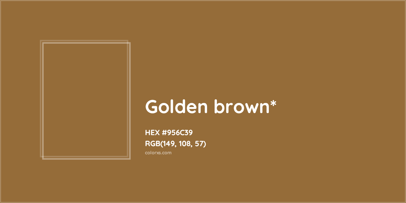 HEX #956C39 Color Name, Color Code, Palettes, Similar Paints, Images