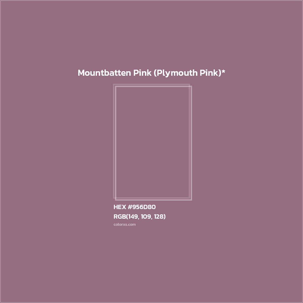 HEX #956D80 Color Name, Color Code, Palettes, Similar Paints, Images