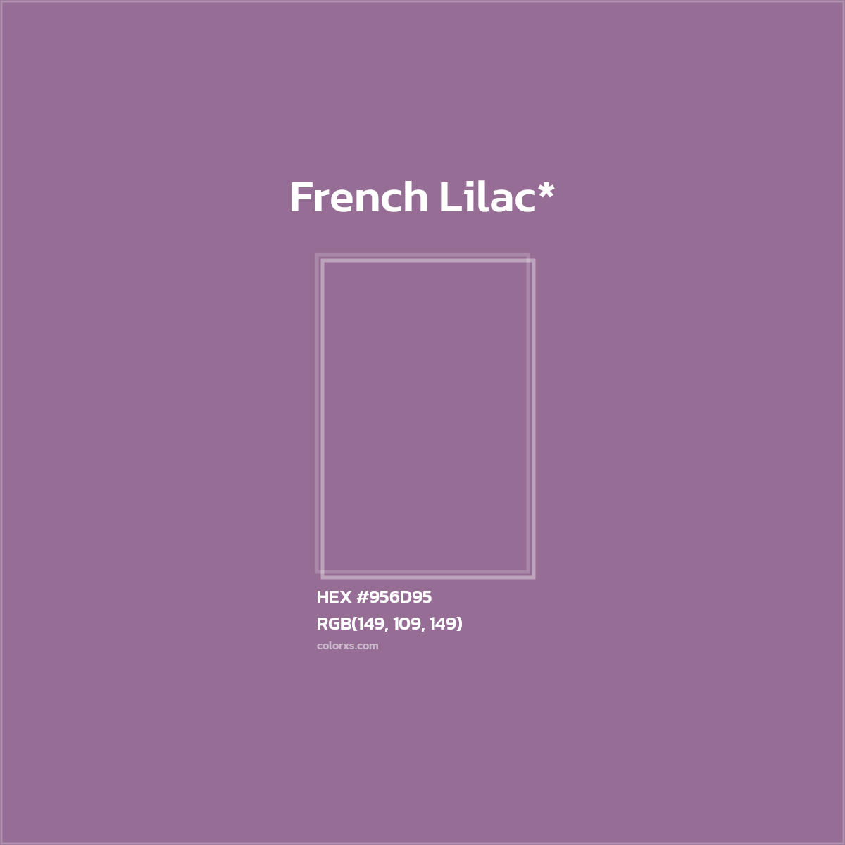 HEX #956D95 Color Name, Color Code, Palettes, Similar Paints, Images