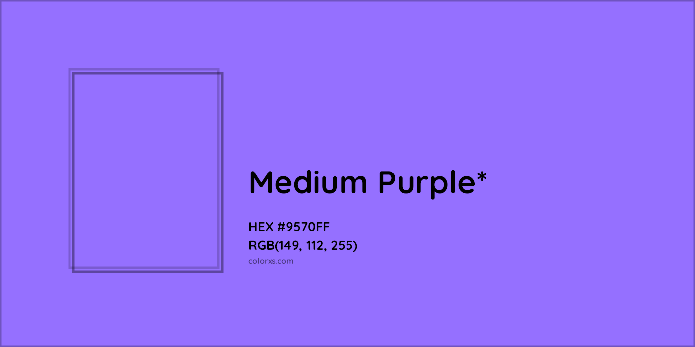HEX #9570FF Color Name, Color Code, Palettes, Similar Paints, Images