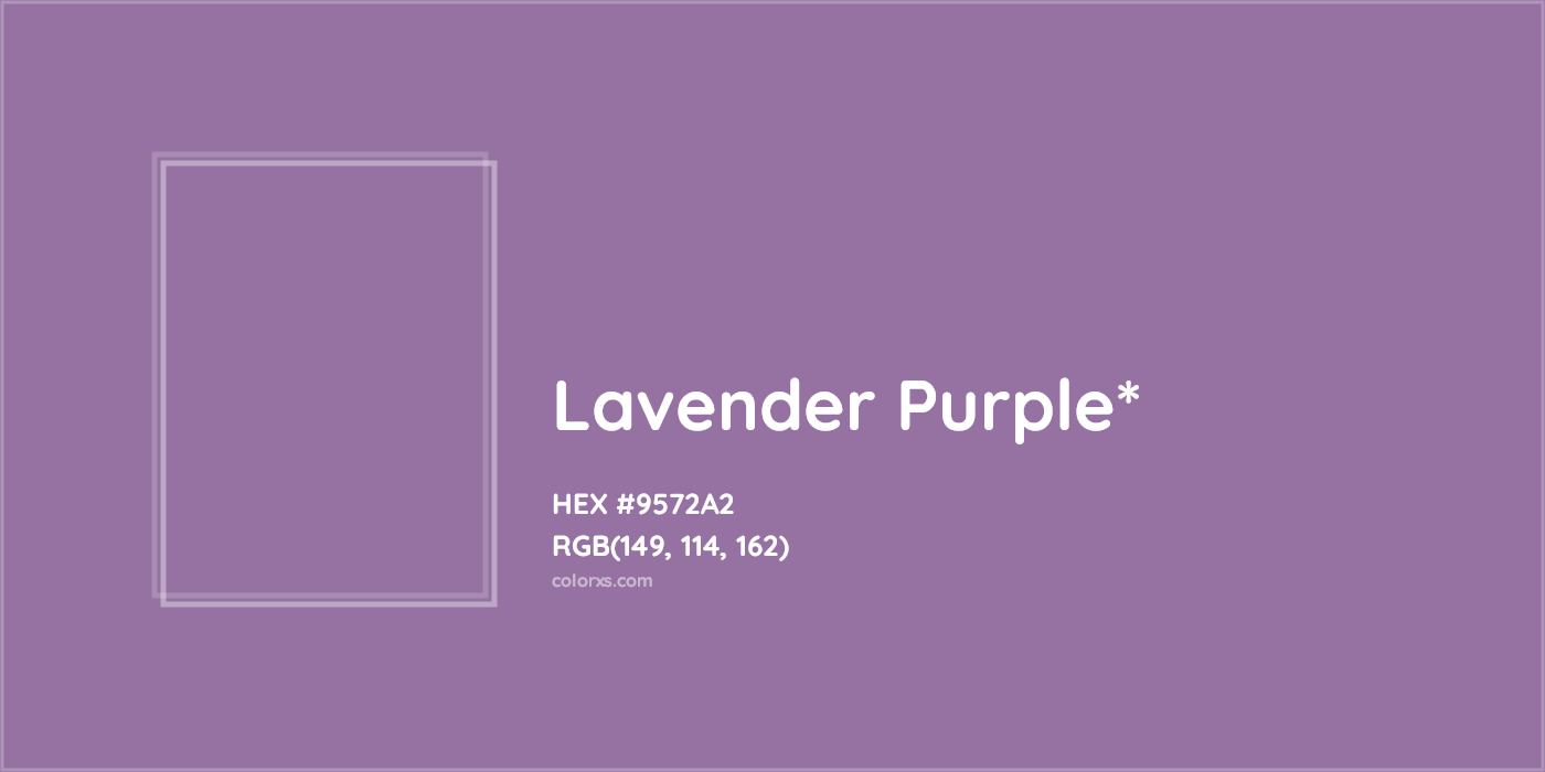HEX #9572A2 Color Name, Color Code, Palettes, Similar Paints, Images