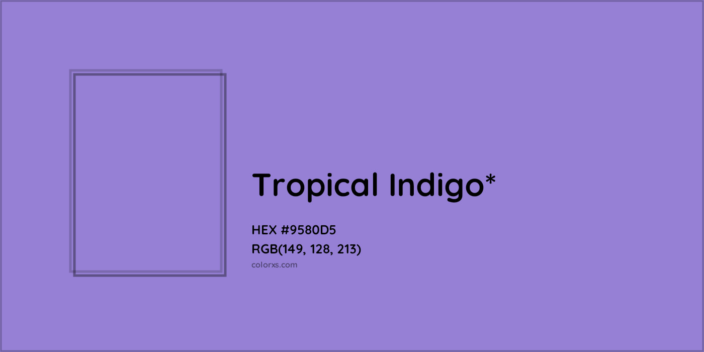 HEX #9580D5 Color Name, Color Code, Palettes, Similar Paints, Images