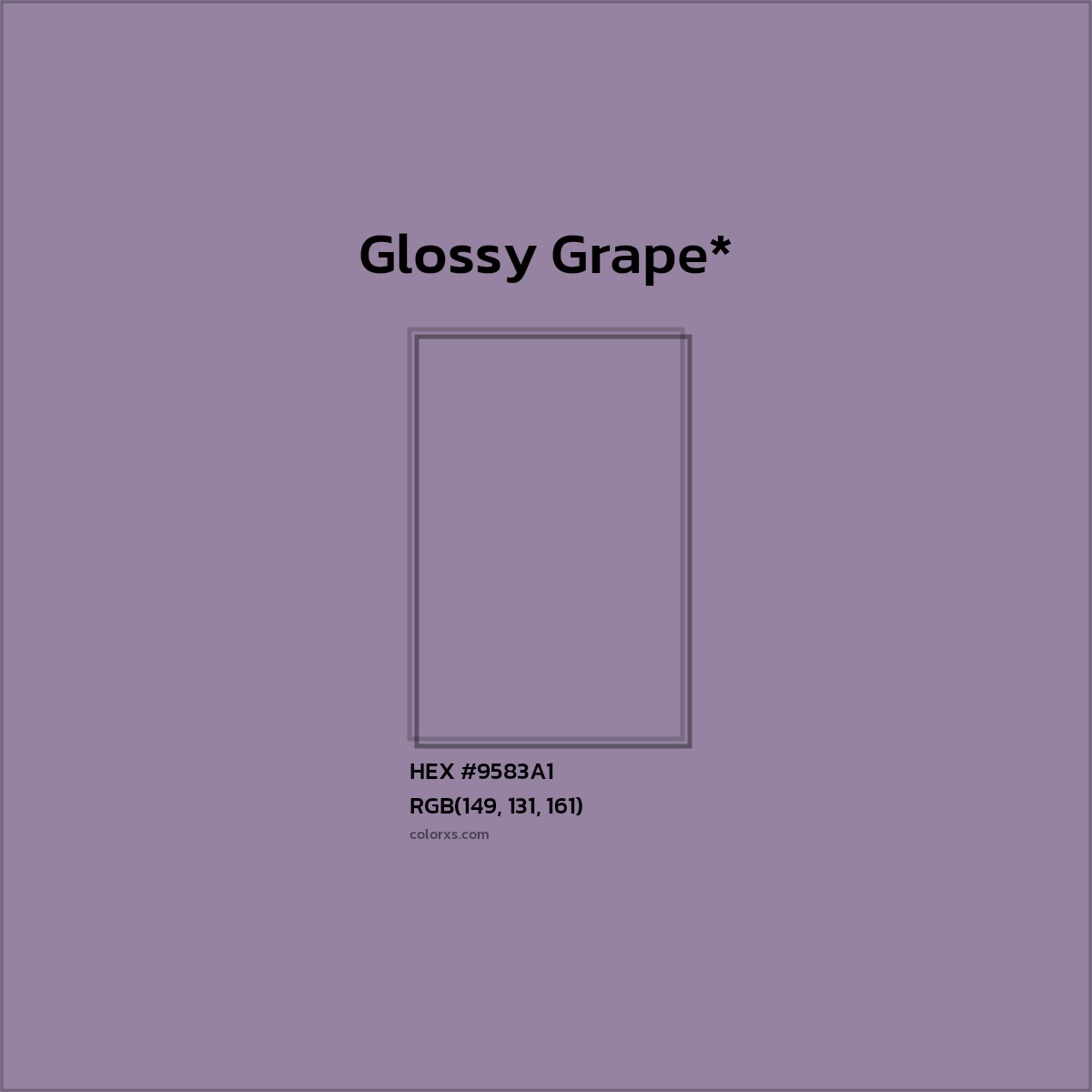 HEX #9583A1 Color Name, Color Code, Palettes, Similar Paints, Images