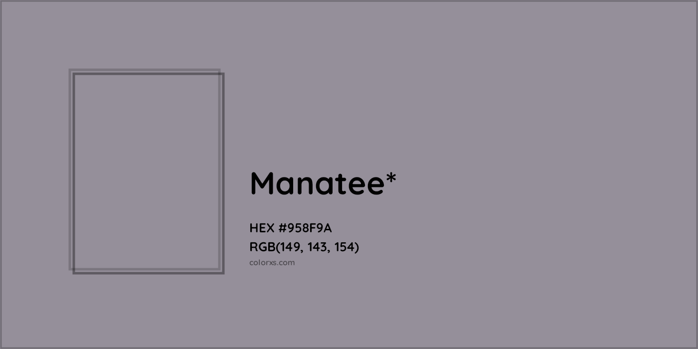 HEX #958F9A Color Name, Color Code, Palettes, Similar Paints, Images
