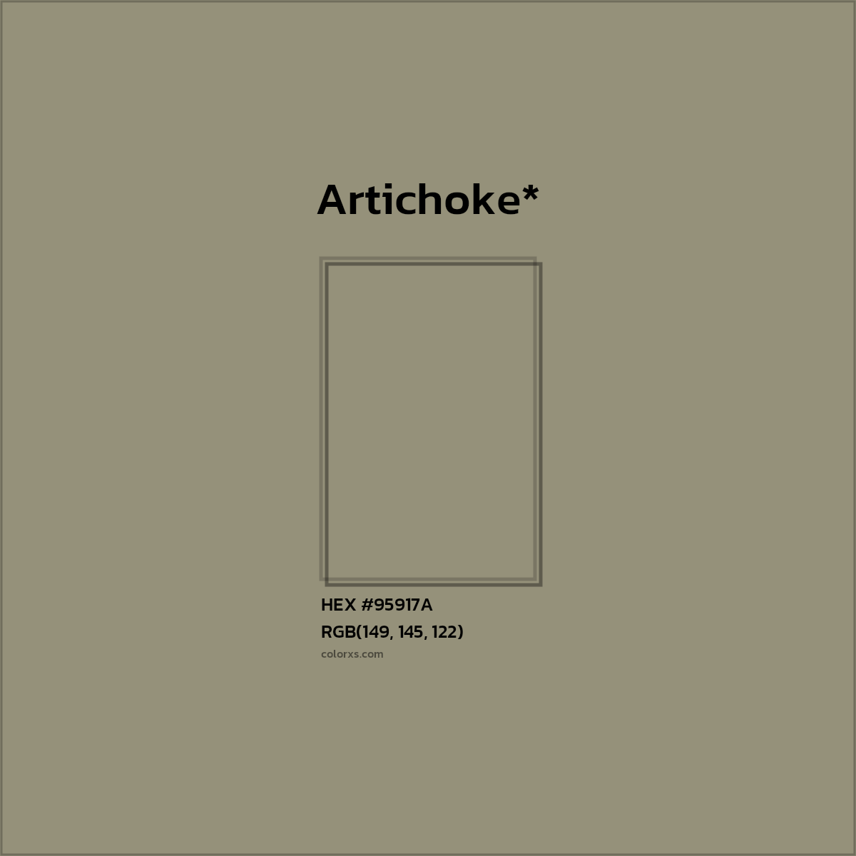 HEX #95917A Color Name, Color Code, Palettes, Similar Paints, Images