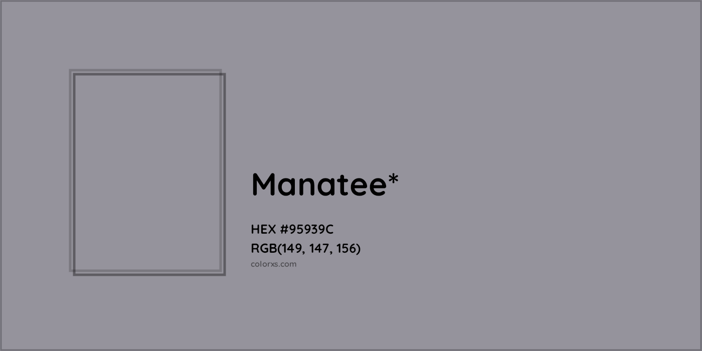 HEX #95939C Color Name, Color Code, Palettes, Similar Paints, Images
