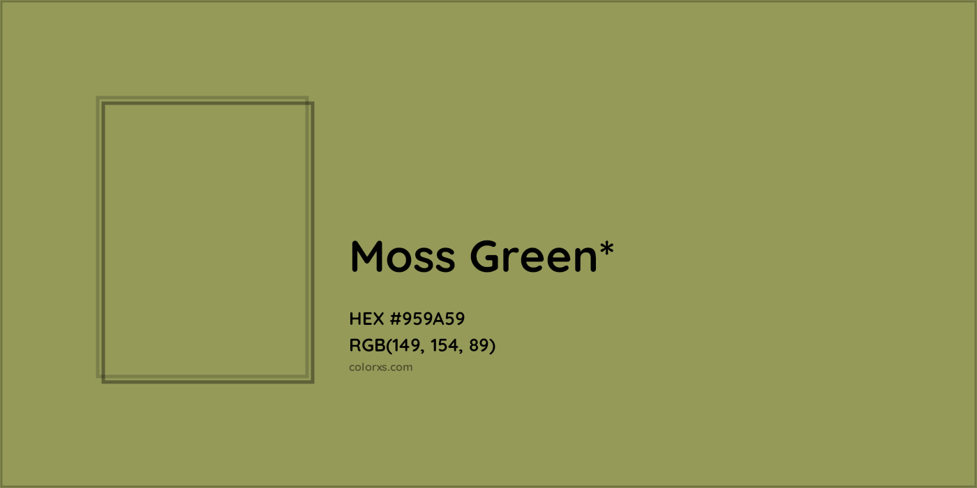 HEX #959A59 Color Name, Color Code, Palettes, Similar Paints, Images