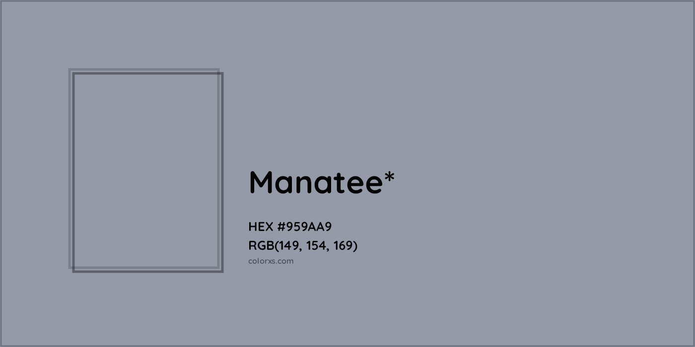 HEX #959AA9 Color Name, Color Code, Palettes, Similar Paints, Images