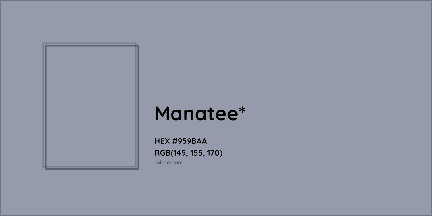 HEX #959BAA Color Name, Color Code, Palettes, Similar Paints, Images