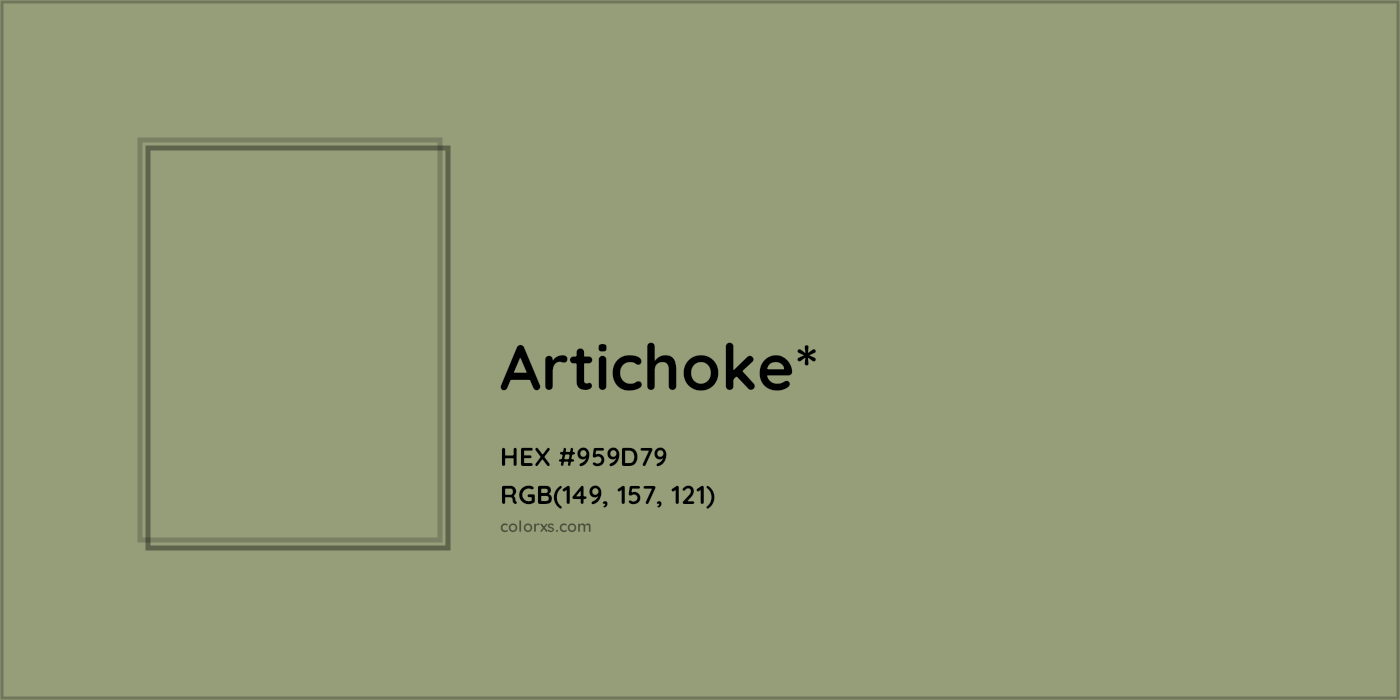 HEX #959D79 Color Name, Color Code, Palettes, Similar Paints, Images