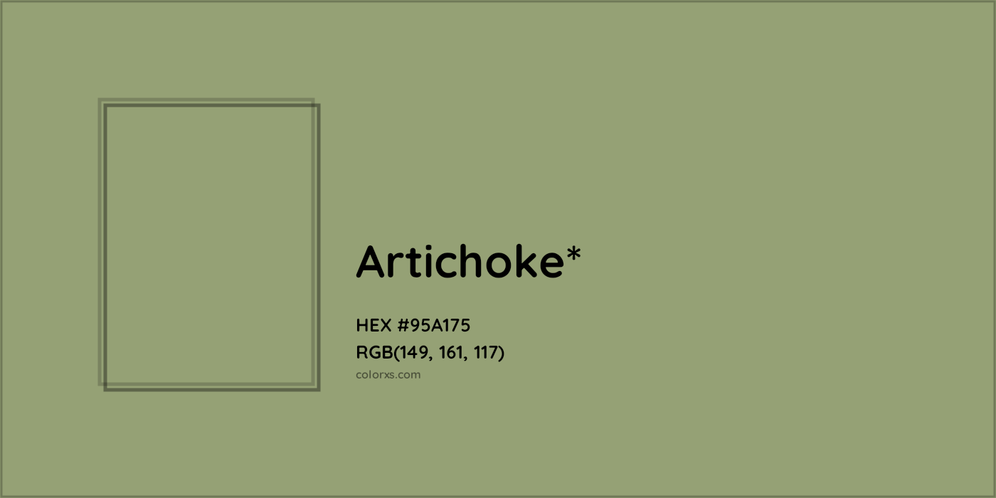 HEX #95A175 Color Name, Color Code, Palettes, Similar Paints, Images
