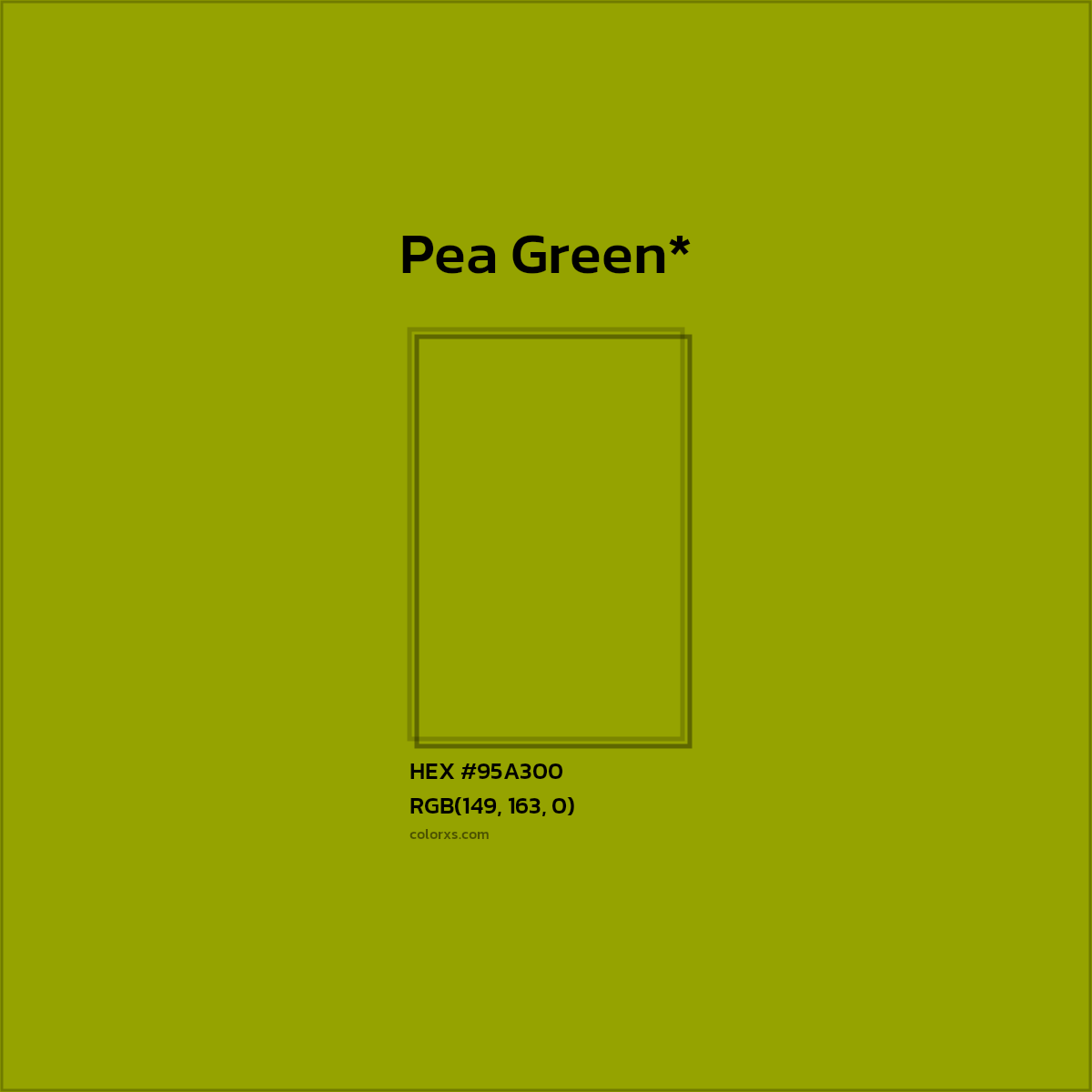 HEX #95A300 Color Name, Color Code, Palettes, Similar Paints, Images