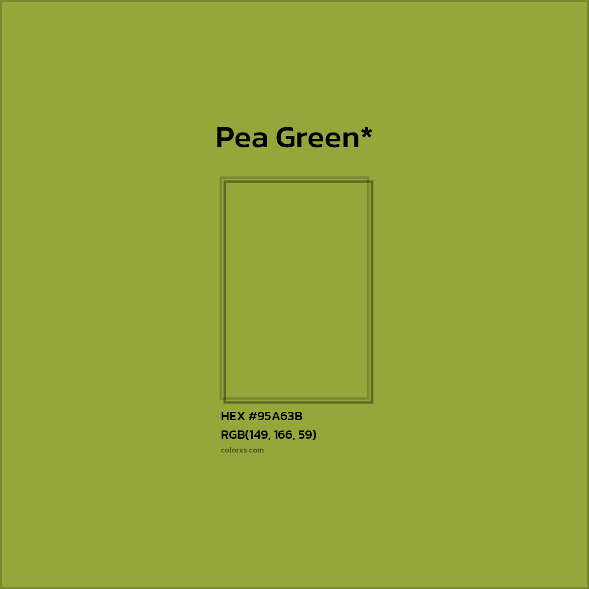 HEX #95A63B Color Name, Color Code, Palettes, Similar Paints, Images
