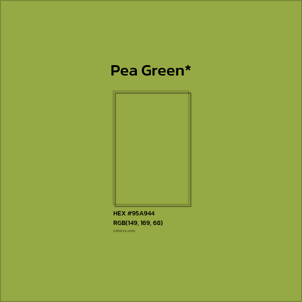 HEX #95A944 Color Name, Color Code, Palettes, Similar Paints, Images