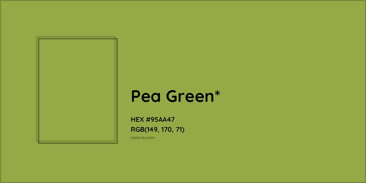 HEX #95AA47 Color Name, Color Code, Palettes, Similar Paints, Images