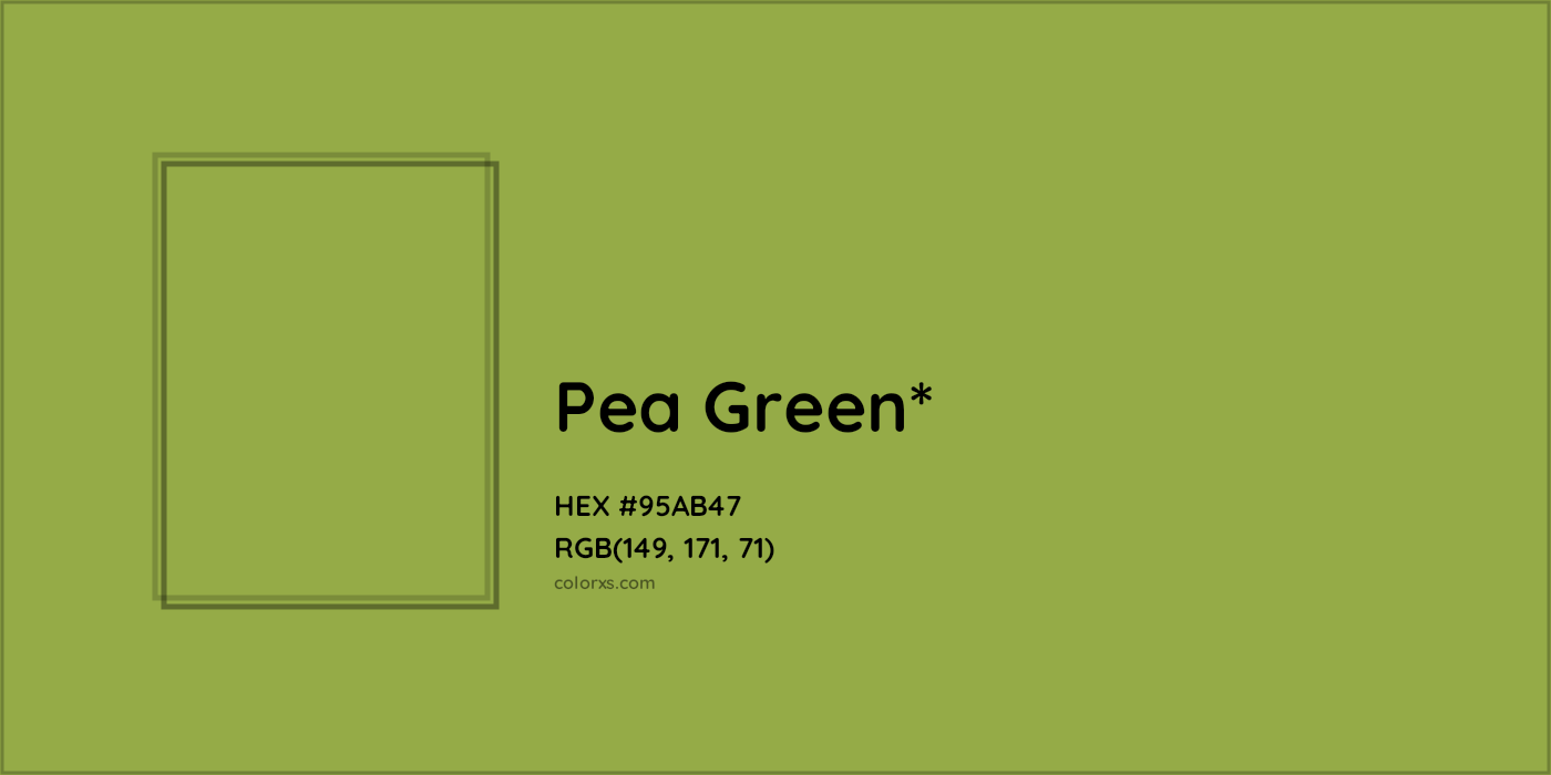 HEX #95AB47 Color Name, Color Code, Palettes, Similar Paints, Images