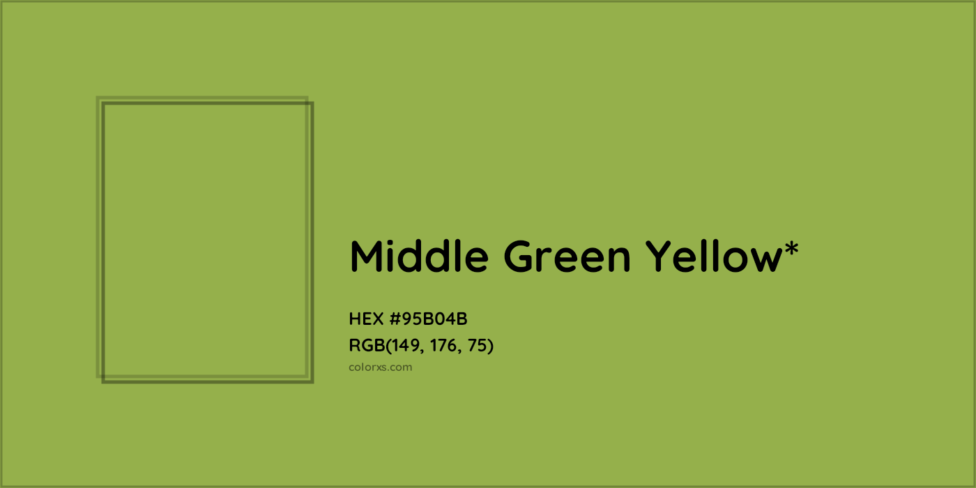 HEX #95B04B Color Name, Color Code, Palettes, Similar Paints, Images