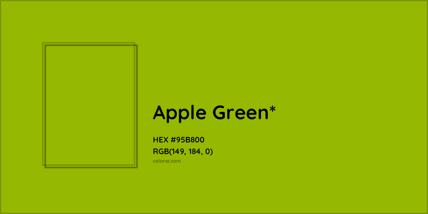 HEX #95B800 Color Name, Color Code, Palettes, Similar Paints, Images