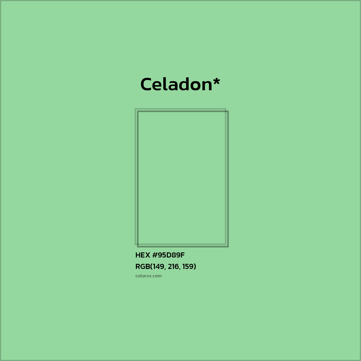 HEX #95D89F Color Name, Color Code, Palettes, Similar Paints, Images