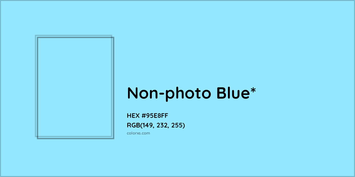 HEX #95E8FF Color Name, Color Code, Palettes, Similar Paints, Images