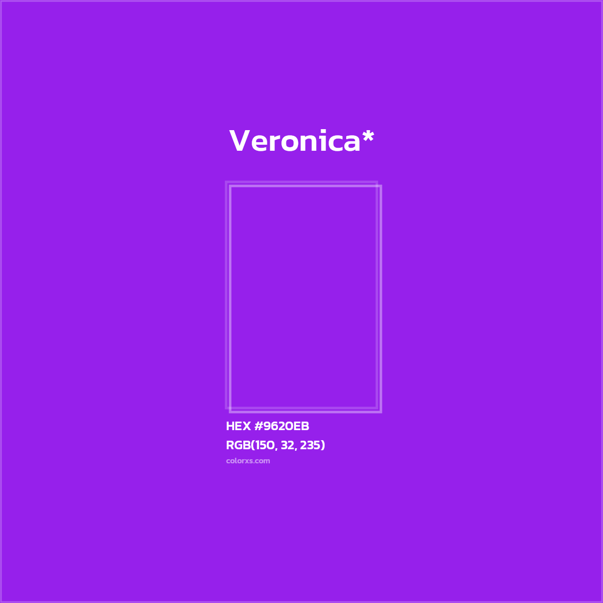 HEX #9620EB Color Name, Color Code, Palettes, Similar Paints, Images