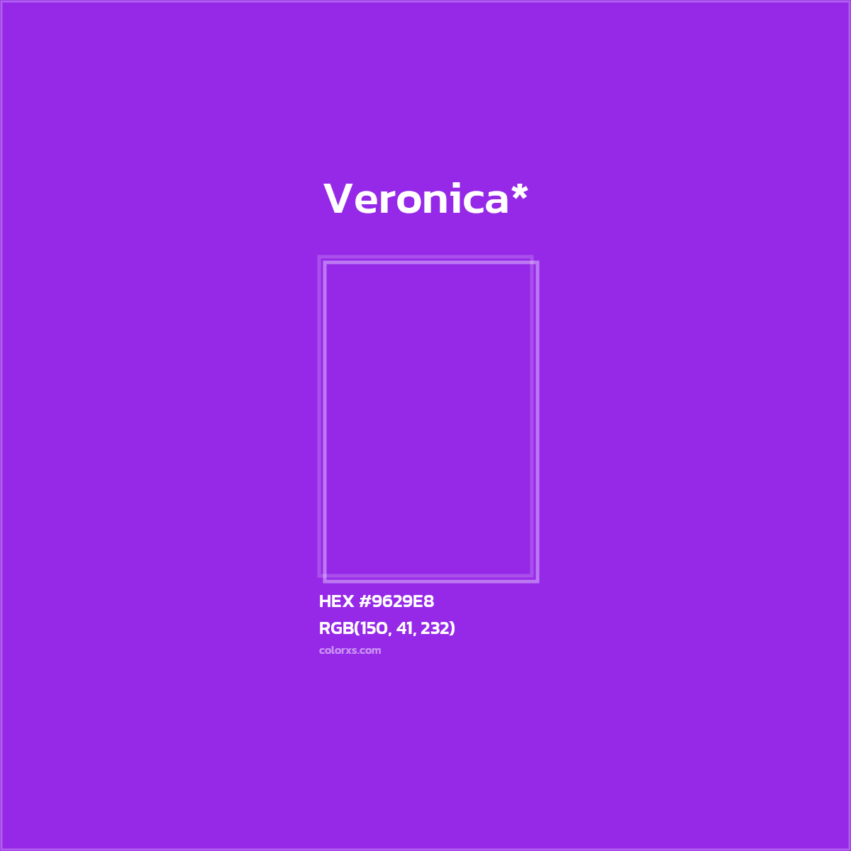 HEX #9629E8 Color Name, Color Code, Palettes, Similar Paints, Images