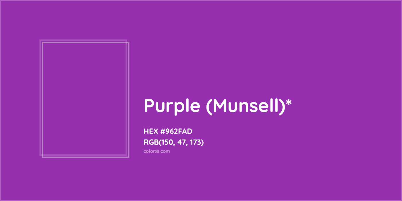 HEX #962FAD Color Name, Color Code, Palettes, Similar Paints, Images