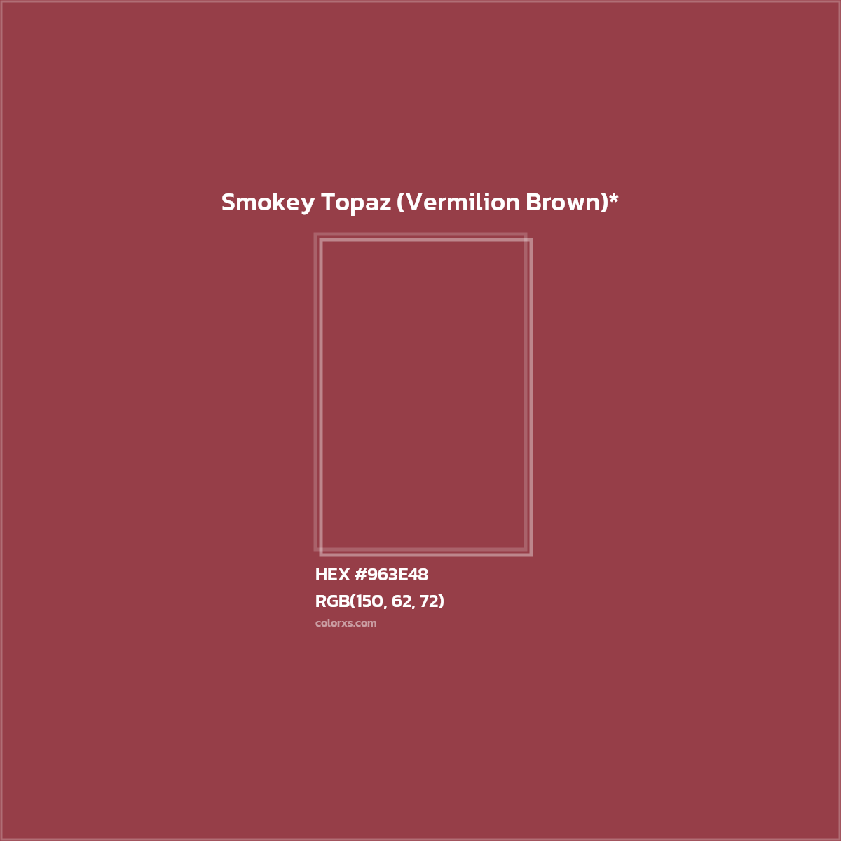 HEX #963E48 Color Name, Color Code, Palettes, Similar Paints, Images